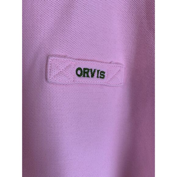 Orvis Fly Fishing  Pink XL Men's Polo - Picture 5 of 6